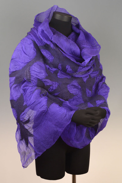 Organza Wrap – Violet | Anne Vincent